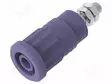 LABORATORY CONNECTOR: 4MM BANANA - SOCKET - 36A - VIOLET - M4 - 34MM - Banaanijatkoliittimet - PJP3285-VT - 2