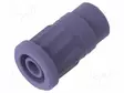 LABORATORY CONNECTOR: 4MM BANANA - SOCKET - 36A - VIOLET - M3 HOLES - Banaanijatkoliittimet - PJP3293-VT - 2