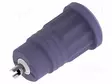 LABORATORY CONNECTOR: 4MM BANANA - SOCKET - 25A - VIOLET - SOLDEPUNAINEN - Banaanijatkoliittimet - PJP3295-VT - 1