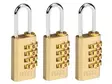 COMBINATION PADLOCK SET 3 x 20mm - Lukot ja riippulukot - SLKCSET - 1