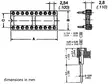 IC-HOLKKIKANTA DIL 20-NAP 300MIL - IC kannat - holkki - 20PT - 2