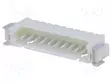LIITIN: JOHTO-LEVY - PISTORASIA - UROS - PIN: 10 - 1A - 250V - VAAKASUORA - Signaaliliittimet rasteri 1,25mm - 125SHA10TRSMT - 1