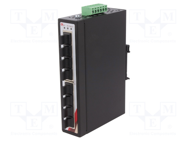 ETHERNET KYTKIN - PORTTIEN LUKU: 8 - 12÷48VDC - RJ45 - Teollisuusverkot - ETU-0800-T - 1