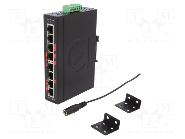 ETHERNET KYTKIN - PORTTIEN LUKU: 8 - 12÷48VDC - RJ45 - Teollisuusverkot - LNX-800A-T - 1