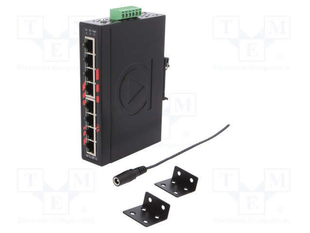 ETHERNET KYTKIN - PORTTIEN LUKU: 8 - 12÷48VDC - RJ45 - Teollisuusverkot - LNX-800AG-T - 1
