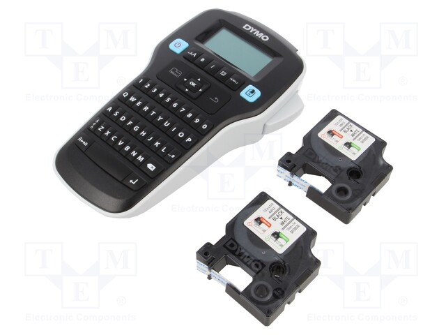 ETIKETTIEN TULOSTIN - NÄPPÄIMISTÖ: QWERTY - LABELMANAGER 160 - Tarratulostimet ja merkitsijät - DYMO.LM160-SET - 1