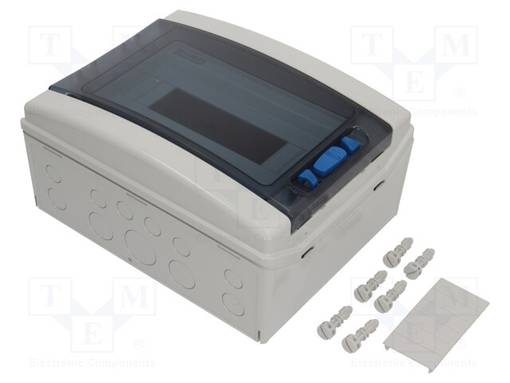 KOTELO: MODUULILAITTEISTOON - IP65 - RAPPAUKSEN PÄÄLLE,SEINÄ- - Moduulilaitteiston kotelot - IKA-112-ST - 1