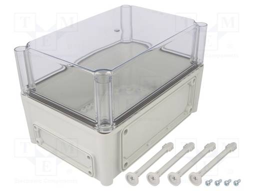 SEINÄASENNUSKOTELO - X: 190MM - Y: 280MM - Z: 180MM - EK - POLYKARBONAATTI - Seinään asennettavat kotelot - EKJB180T - 1