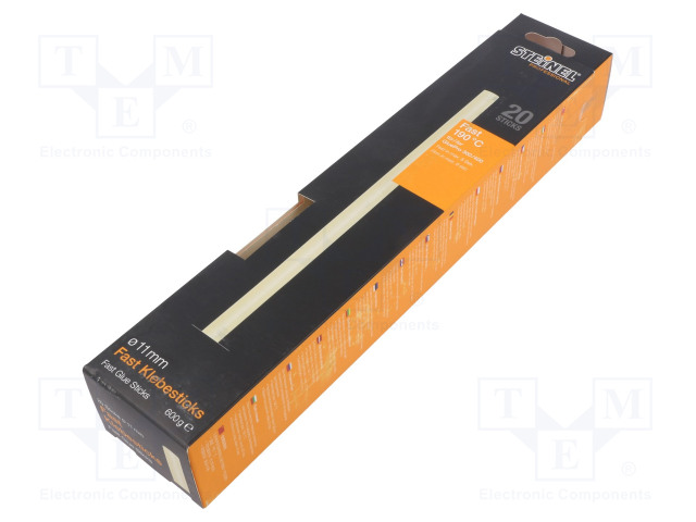 KUUMALIIMA - Ø: 11MM - VALKOINEN,LÄPINÄKYVÄ - PIT: 300MM - 20KPL - Kuumaliima ja kuumailma työkalut - STEINEL-FAST-190ST - 1