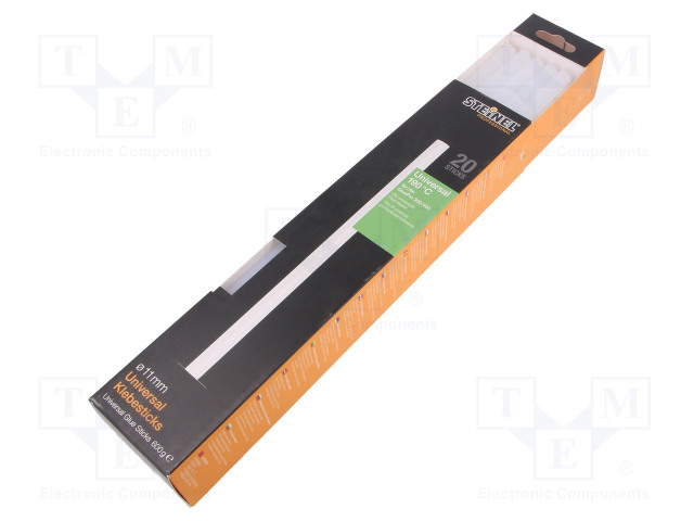 KUUMALIIMA - Ø: 11MM - VALKOINEN,LÄPINÄKYVÄ - PIT: 300MM - 20KPL - Kuumaliima ja kuumailma työkalut - STEINEL-UNI-190ST - 1