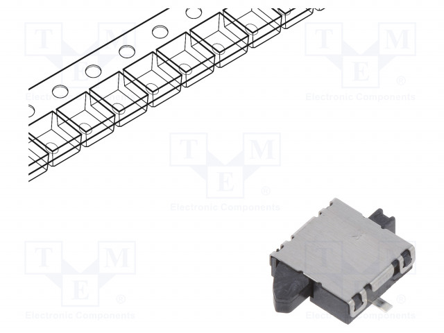 KYTKIN: ANTURI-AS: 2 - SPST - 0,01A/5VDCOHM - 0,39N - 1,7MM - Anturikytkimet - ESE31R11T - 1