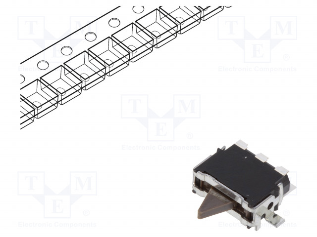 KYTKIN: ANTURI-AS: 3 - SPDT - 0,01A/5VDCOHM - VAAKASUORA - 0,35N - Anturikytkimet - ESE24MH1T - 1