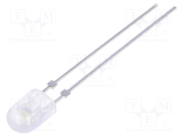 LED - KYLMÄVALKOINEN - OVAALI-5,2X3,8MM - 2200÷3800MCD - 110/40° - Soikeat LEDit - LL-544WM2I-W2-3P-T - 1