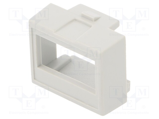 LIITINSUOJUS - 1M MODULBOX ONE - HARMAA - AUKK.LKM: 1 - 6,35MM - DIN kiskokotelot - IT-P05010210T - 1