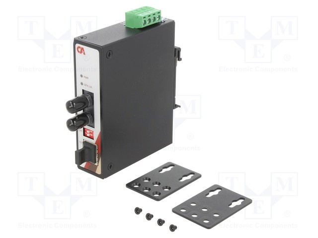 MEDIAMUUNNIN - GIGA ETHERNET/MONIMUOTOVALOKUITU - 12÷48VDC - 2,2W - Teollisuusverkot - MEGU-0201-ST - 1