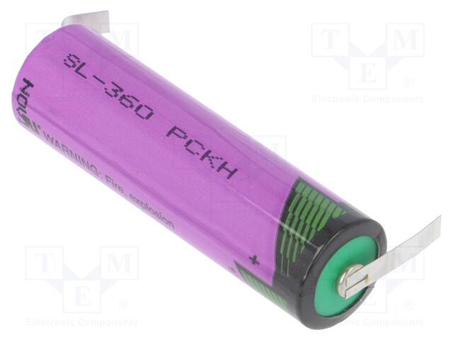 PARISTO: LITIUM- (LTC) - 14505 - 3,6V - 2400MAH - Ø14,7X50,5MM - Alkaliparistot - SL-360T - 1