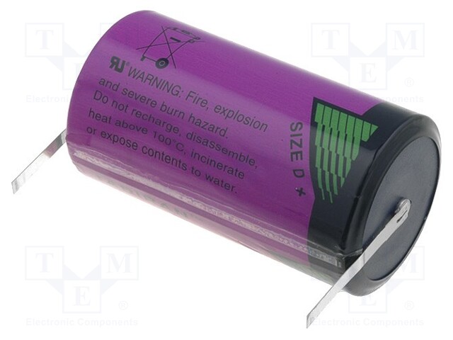 PARISTO: LITIUM- (LTC) - D - 3,6V - 19000MAH - EI-UUDELLEENLADATTAVA - Alkaliparistot - SL-2780T - 1