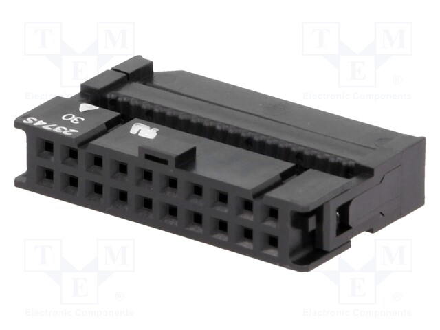 PISTOKE - IDC - NAARAS - PIN: 20 - IDC - - 1,27MM - KULLATTU - IDC liittimet - XG4M-2030-T - 1