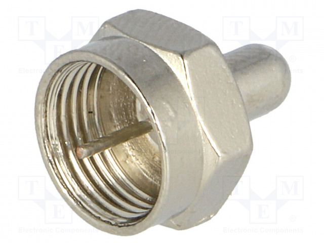 LIITIN: F - PÄÄTEVASTUS - UROS - 75OHM - F liittimet - F-59TH-NT - 1