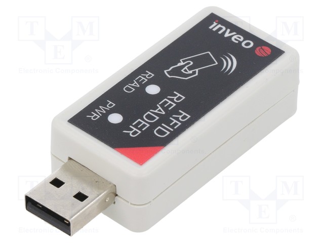 RFID-LUKIJA - 5V - UNIQUE - USB - TOIMINTAMOODIN TILA: LED - ABS - USB B - RFID-moduulit ja -lukijat - RFID-USB-POCKET - 1