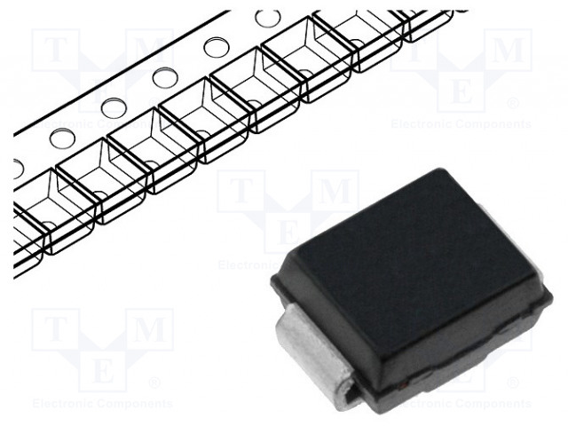 TASASUUNTAUSDIODI - SMD - 100V - 2A - 30NS - DO214AA,SMB - UFMAX: 900MV - Diodit - ES2B-E352T - 1