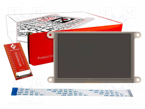 TFT NÄYTTÖ - 5" - 800X480 - 1MBRAM - NÄYTÖN ULKOMITAT: 108X64,8MM - Älykkäät näytöt - GEN4-FT812-50T - 1