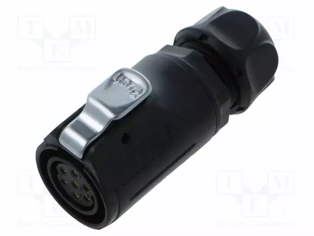 NAARASLIITIN - 02 - 5A - 250V - PIN: 5 - IP67 - SUORA - Erikoisliittimet - 2440-05-T09-CB-T - 1