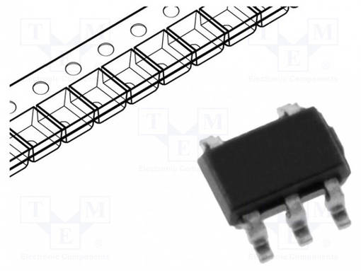 IC: EEPROM MUISTI - 2KBEEPROM - I2C - 256X8BIT - 2,5÷5,5V - 400KHZ - EEPROM sarjaliit. muistit - mikropiirit - 24LC02BT-ILT - 1