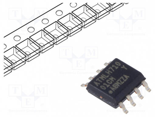 IC: EEPROM MUISTI - 1KBEEPROM - I2C - 128X8BIT - 1,7÷5,5V - 1MHZ - SO8 - EEPROM sarjaliit. muistit - mikropiirit - AT24C01C-SSHM-T - 1