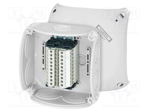 KYTKENTÄRASIA - IP66 - PURISTIMILLA - HARMA - ENYCASE® - Kytkentärasiat - HENSEL-RK-0610-T - 1