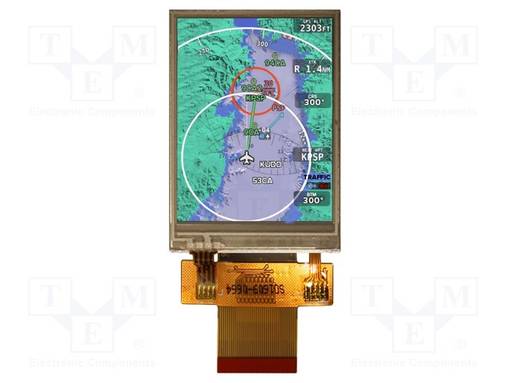TFT NÄYTTÖ - 2,4" - 240X320 - VALAISTUS: LED - RGB - LIITÄNTÄ: PARALLEL - TFT-näytöt - NHD-2.4240320CF-CT - 1