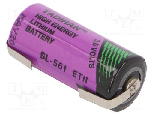 PARISTO: LITIUM- (LTC) - 2/3AA,2/3R6 - 3,6V - 1100MAH - Ø14,7X33,5MM - Alkaliparistot - SL-561T - 1