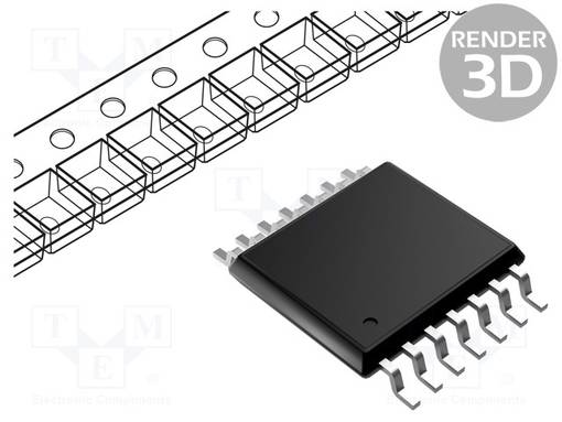 OPERAATIOVAHVISTIN - 12MHZ - CH: 4 - 2,7÷10VDC - TSSOP14 - 7MV - Operaatiovahvistimet - SMD - TS974IPT - 1