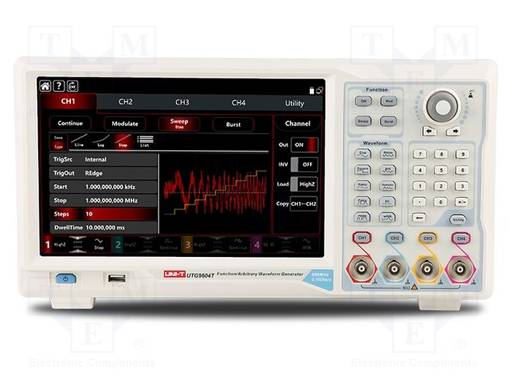 LABORATORY GENERATOR: ARBITRARY, FUNCTION - 600MHZ - 1280X800 - Funktiogeneraattorit ja taajuuslaskimet - UTG9604T - 1