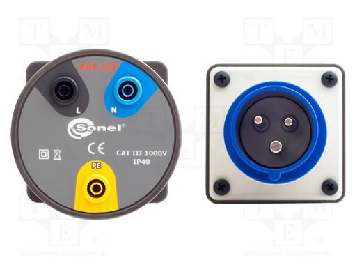 YKSIVAIHEINEN ADAPTERI - 16A - TEOLLISUUSPISTORASIAT - IP40 - Laboratorioliittimet - muut - WAADAAGT16T - 1