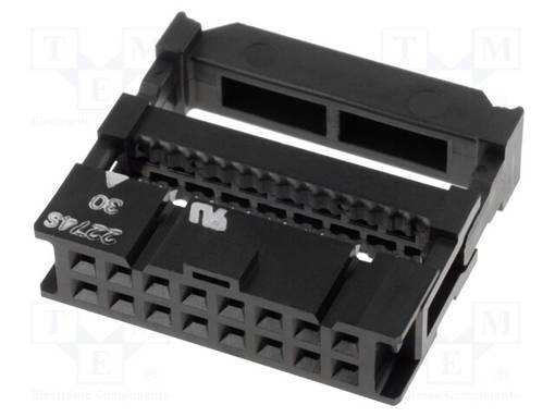 LIITIN: IDC - PISTOKE - NAARAS - PIN: 16 - IDC - - 2,54MM - 2X8 - IDC liittimet - XG4M-1630-T - 1