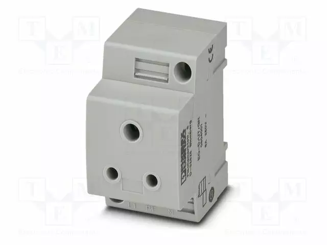 KOJELIITIN RUNKO NAARAS - 6A - PIN: 3 - DIN-KISKOLLE - Kiskoliittimet - EO-DUT - 1