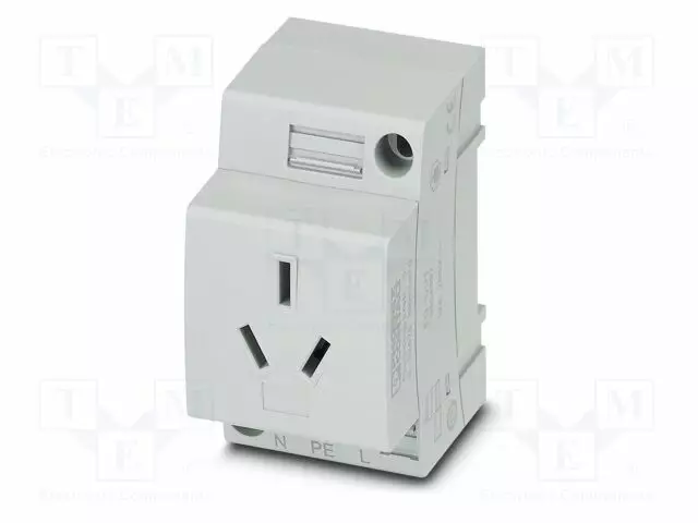 KOJELIITIN RUNKO NAARAS - 10A - PIN: 3 - DIN-KISKOLLE - Kiskoliittimet - EO-IUT - 1