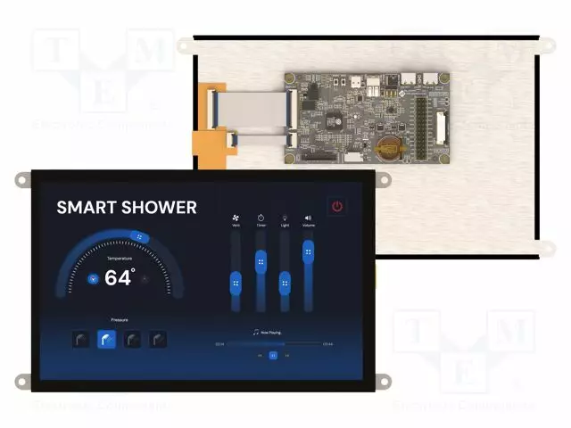 TFT NÄYTTÖ - 9" - 1280X800 - 32MBFLASH,32MBPSRAM - 900CD/M2 - ESP32-P4 - Älykkäät näytöt - ESP32-P4-90CT - 1