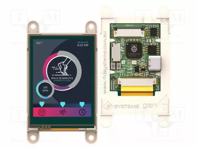 TFT NÄYTTÖ - 2,4" - 240X320 - 520BSRAM,8MBPSRAM,16MBFLASH - 270CD/M2 - Älykkäät näytöt - GEN4-RP2350-24T - 1