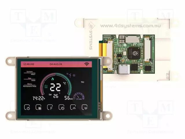 TFT NÄYTTÖ - 2,8" - 240X320 - 520BSRAM,8MBPSRAM,16MBFLASH - 250CD/M2 - Älykkäät näytöt - GEN4-RP2350-28T - 1