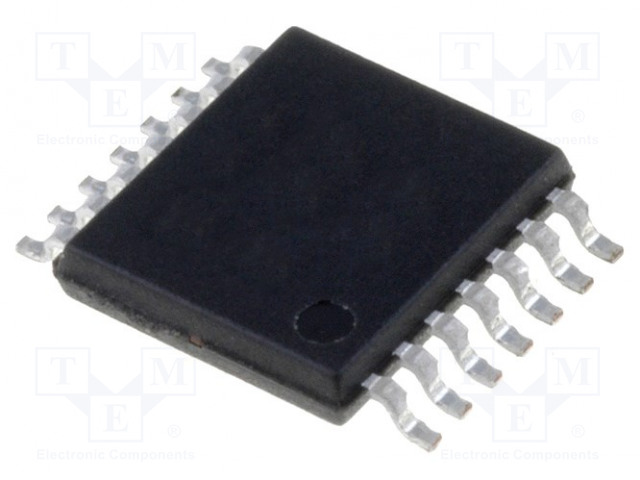 OPERAATIOVAHVISTIN - 1MHZ - 1,8÷6V - CH: 4 - TSSOP14 - Operaatiovahvistimet - SMD - MCP6404-EST - 1