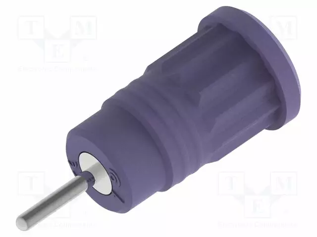 LABORATORY CONNECTOR: 4MM BANANA - SOCKET - 36A - VIOLET - INSULATED - Banaanijatkoliittimet - PJP3287-VT - 1