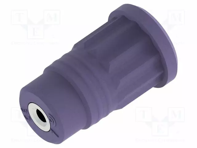 LABORATORY CONNECTOR: 4MM BANANA - SOCKET - 36A - VIOLET - M3 HOLES - Banaanijatkoliittimet - PJP3293-VT - 1