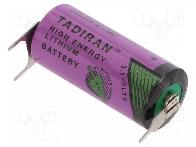 PARISTO: LITIUM- (LTC) - 2/3AA,2/3R6 - 3,6V - 1500MAH - Ø14,7X33,5MM - Alkaliparistot - SL-761PT - 1