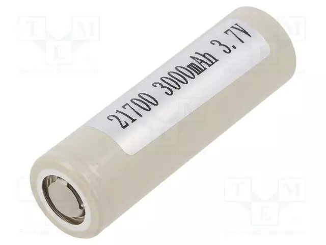 AKKU: LI-ION - 21700 - 3,6V - 3000MAH - Ø21,2X70,3MM - 35A - Akut - ACCU-INR21700-30T - 1