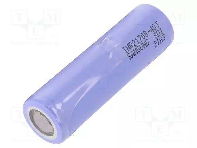 AKKU: LI-ION - 21700 - 3,6V - 4000MAH - Ø21,22X70,3MM - 35A - Akut - ACCU-INR21700-40T - 1