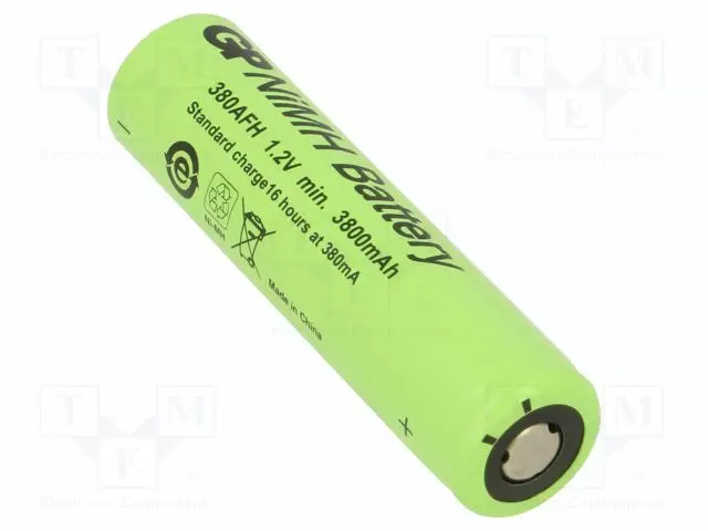 AKKU: NI-MH - 7/5A - 1,2V - 3800MAH - Ø17,5X67MM - 380MA - Akut - ACCU-380AFH-ST - 1