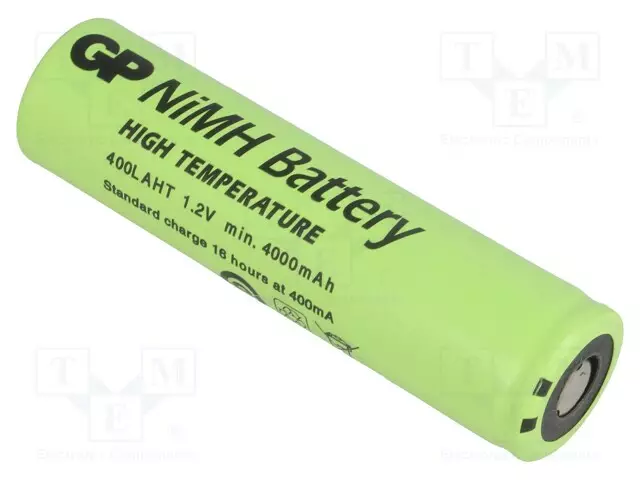 AKKU: NI-MH - 7/5A - 1,2V - 4000MAH - Ø18,3X70MM - 400MA - -20÷70°C - Akut - ACCU-GP400LAHT - 1