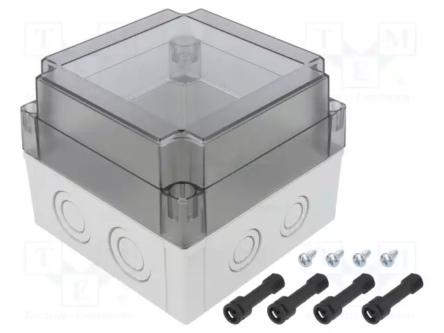 ASENNUSKOTELO - X: 130MM - Y: 130MM - Z: 100MM - MNX - HARMA - Yleiskäyttöiset kotelot - PCM125100T - 1